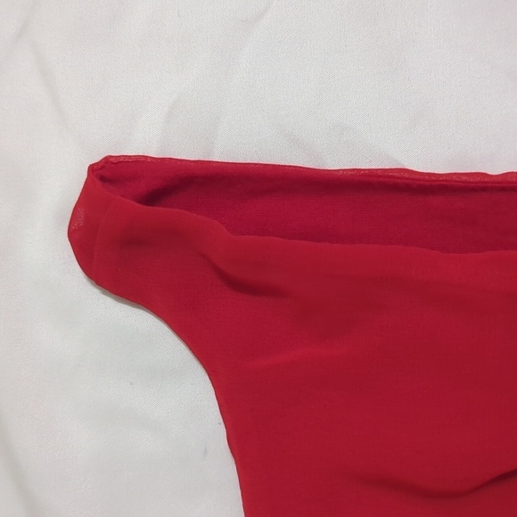 Express Chiffon Tank, Color Red Size L - Picture 11 of 15